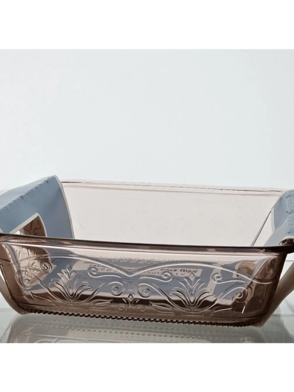 Anchor Hocking Laurel Rosewater Square Pan 8.5